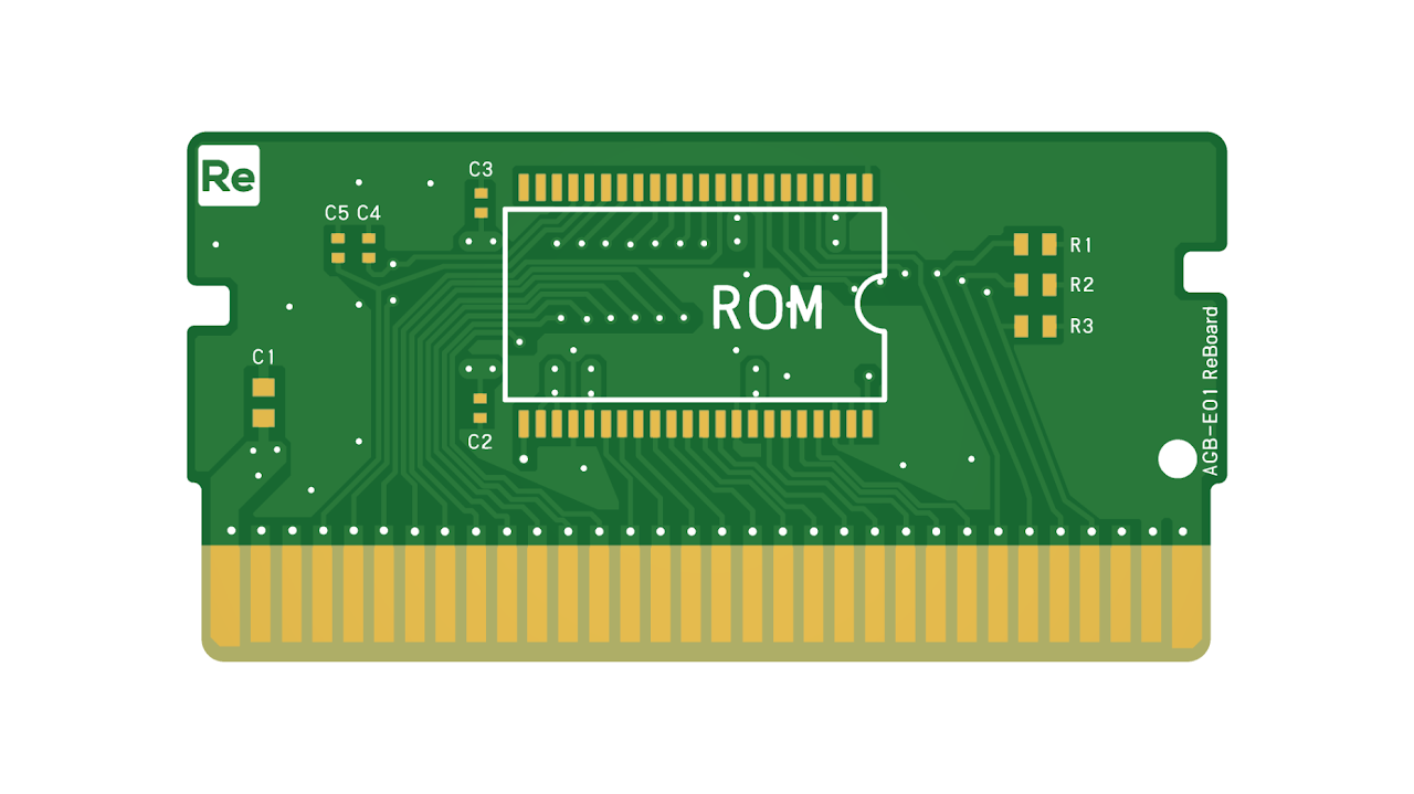 Carte PCB ReBoard AGB-E01 pour cartouche Game Boy Advance