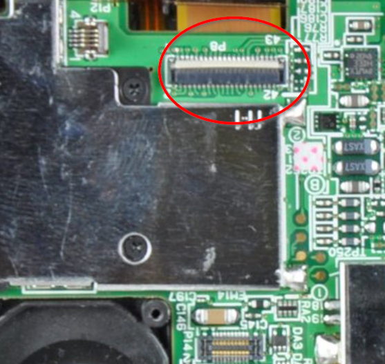 Screen Ribbon Flex Cable Connector (37 and 41 pins) for 3DS