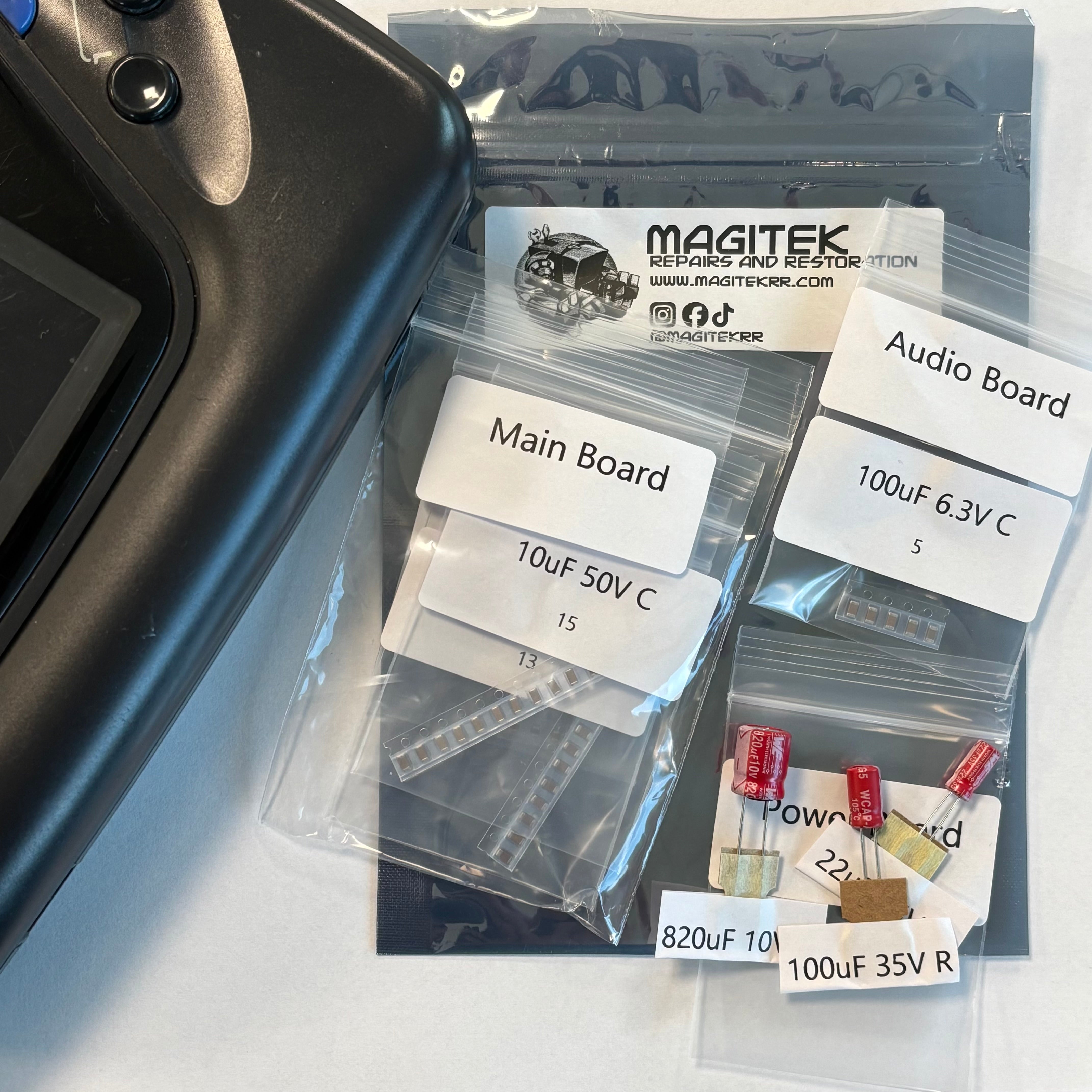 Capacitor Kit for Game Gear (All Versions)
