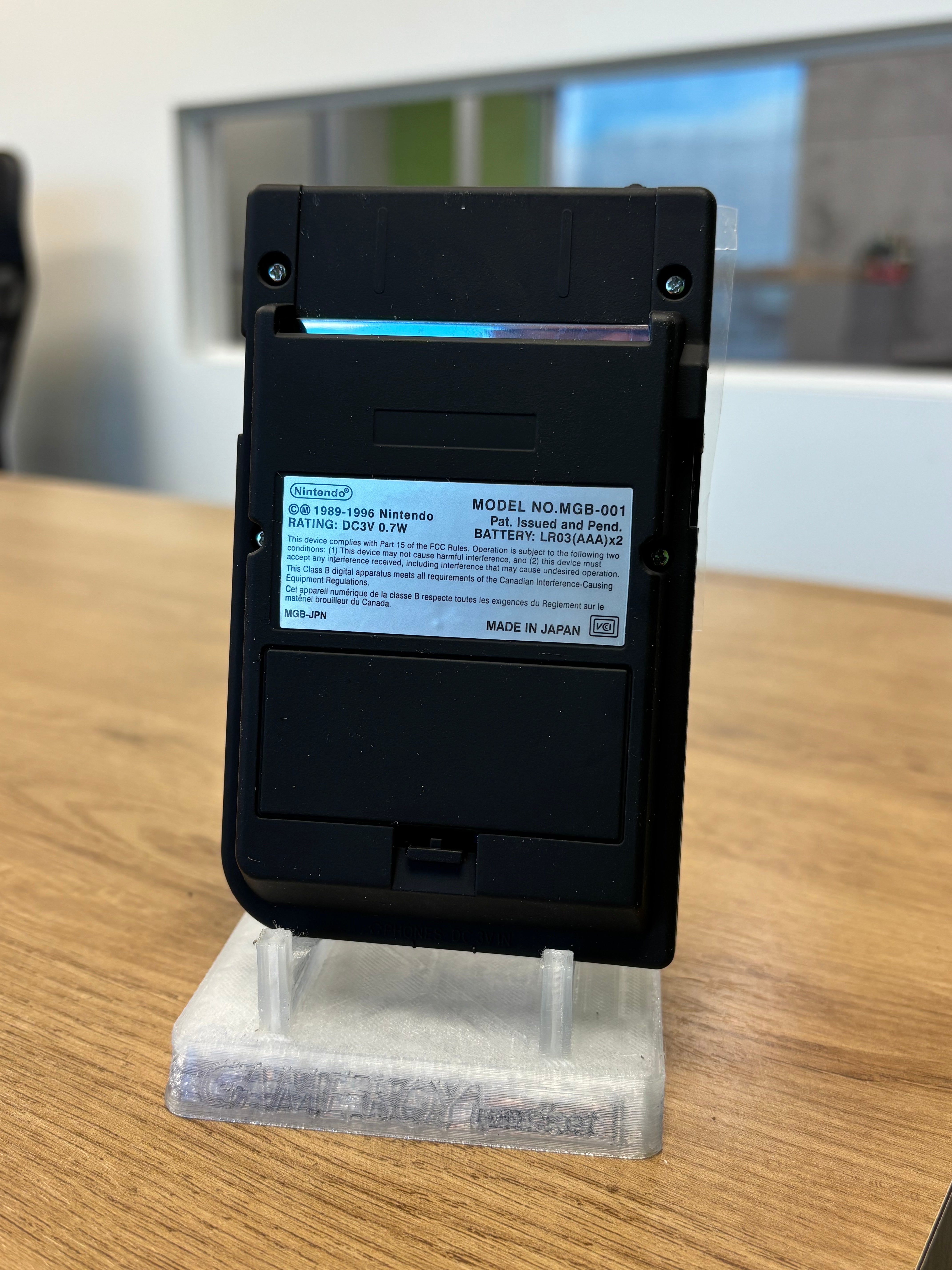 Game Boy Pocket - Black Matte shell with IPS screen