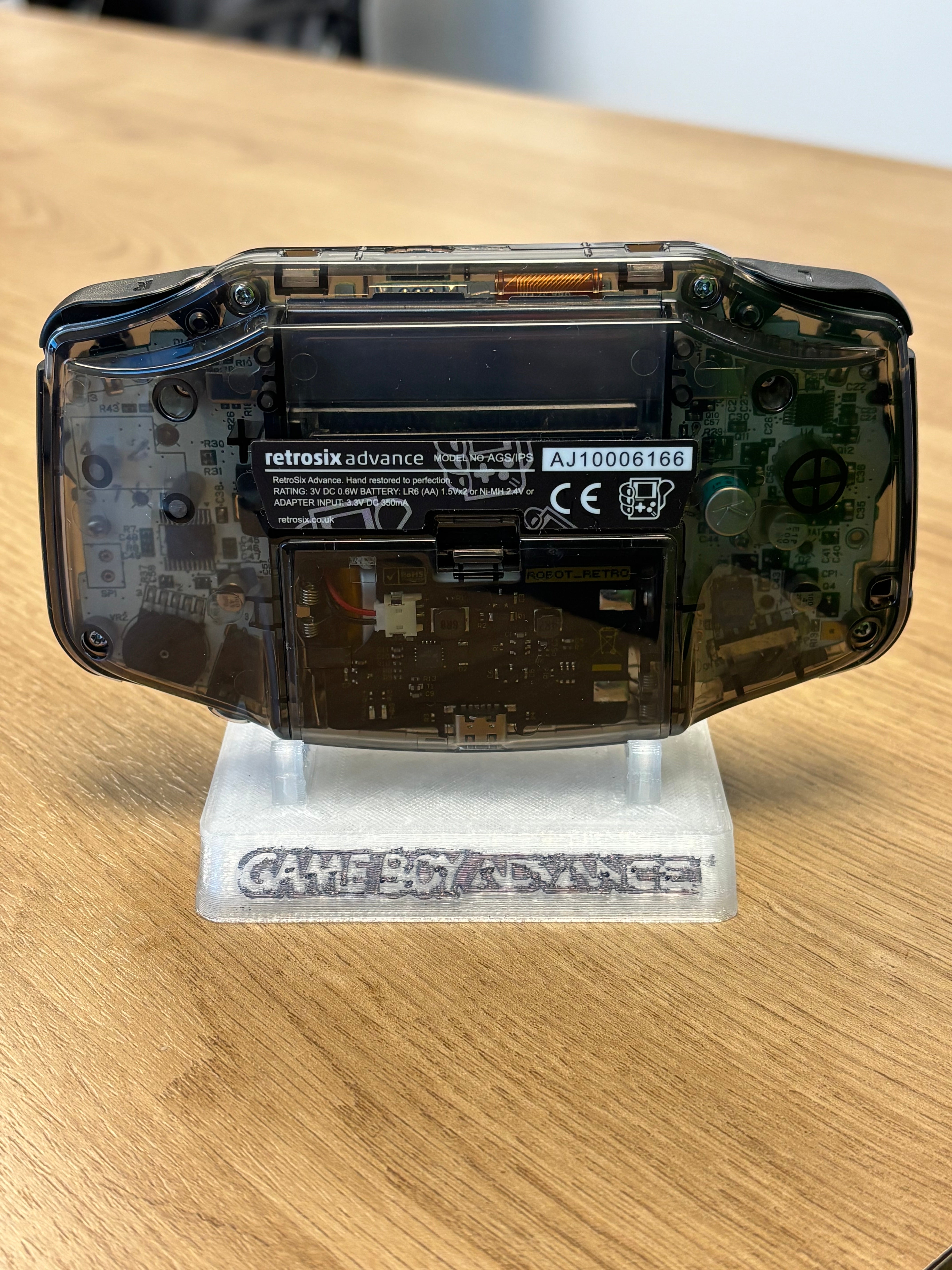 Game Boy Advance w/ RetroSix Shell, CleanScreen IPS, CleanAmp Pro, USB-C