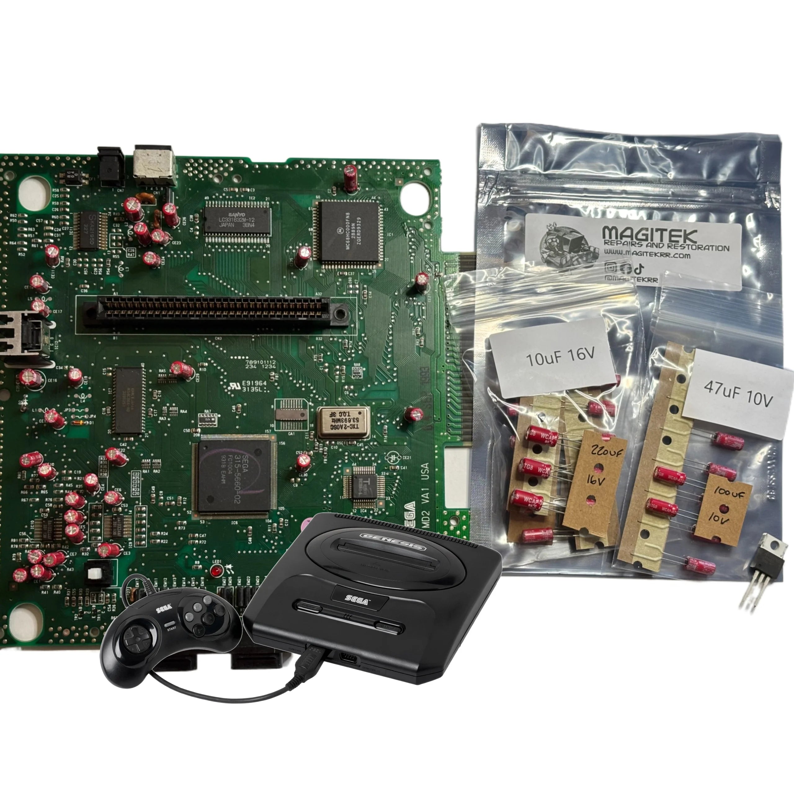 Kit de condensateurs Genesis modèle 2